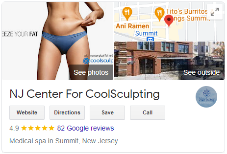 NJ Center for CoolSculpting GMB screenshot